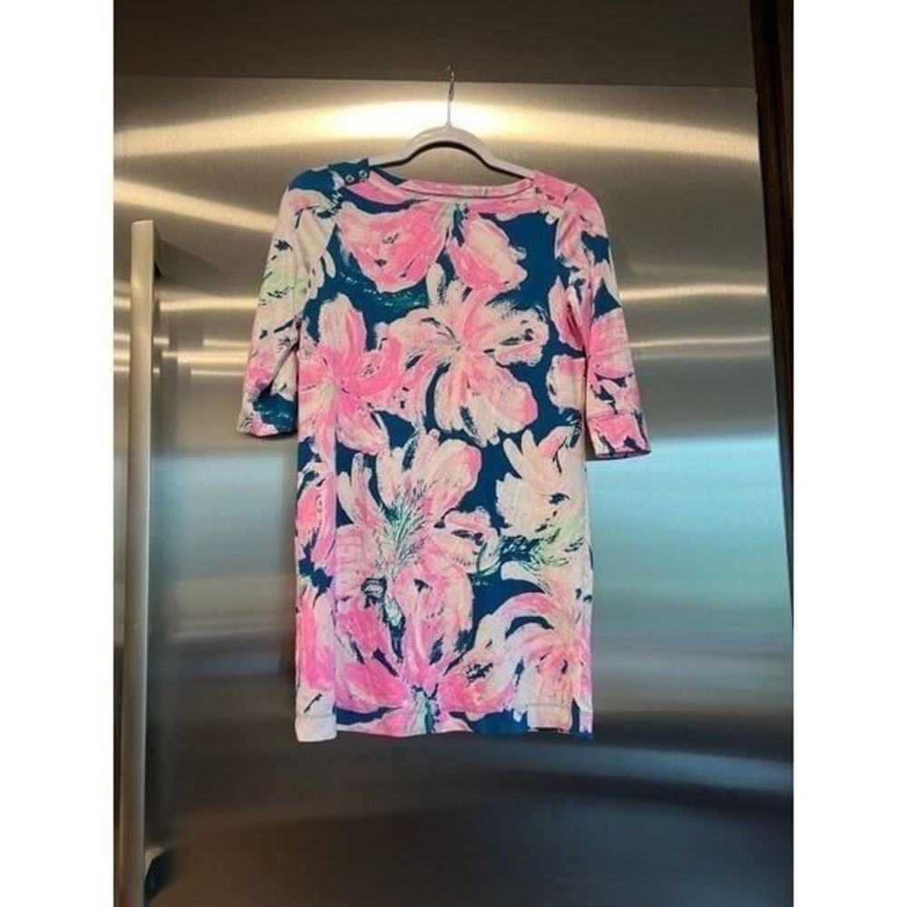 LILLY PULITZER Girls Size XL (12-14) Mini SOPHIE DRESS floral Pink